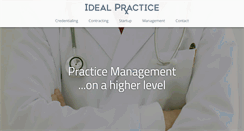 Desktop Screenshot of idealpractice.md