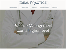Tablet Screenshot of idealpractice.md